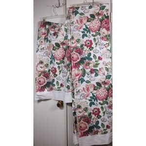 vintage cannon floral 2pc twin sheet shabby chic 90s cottagecore french country